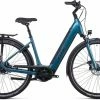 Cube Supreme RT Hybrid EXC 625 Blue N Black Touring E-Bike Easy Entry