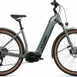 Cube Nuride Hybrid Pro 625 Allroad Silvergreen N Black E-Bike Hardtail Mountainbike Easy Entry