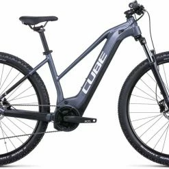 Cube Reaction Hybrid Performance 625 Metallicgrey N White Damen E-Bike Hardtail Mountainbike Women