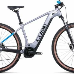 Cube Reaction Hybrid Performance 625 Polarsilver N Blue E-Bike Hardtail Mountainbike