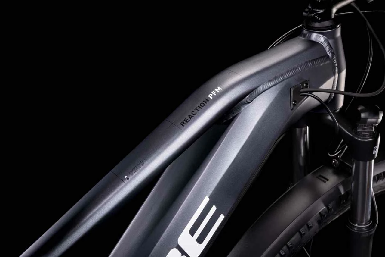Cube Reaction Hybrid Performance 625 Allroad Metallicgrey N White E-Bike Hardtail Mountainbike - Image 2