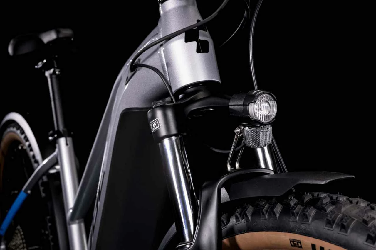 Cube Reaction Hybrid Performance 625 Allroad Polarsilver N Blue E-Bike Hardtail Mountainbike - Image 5