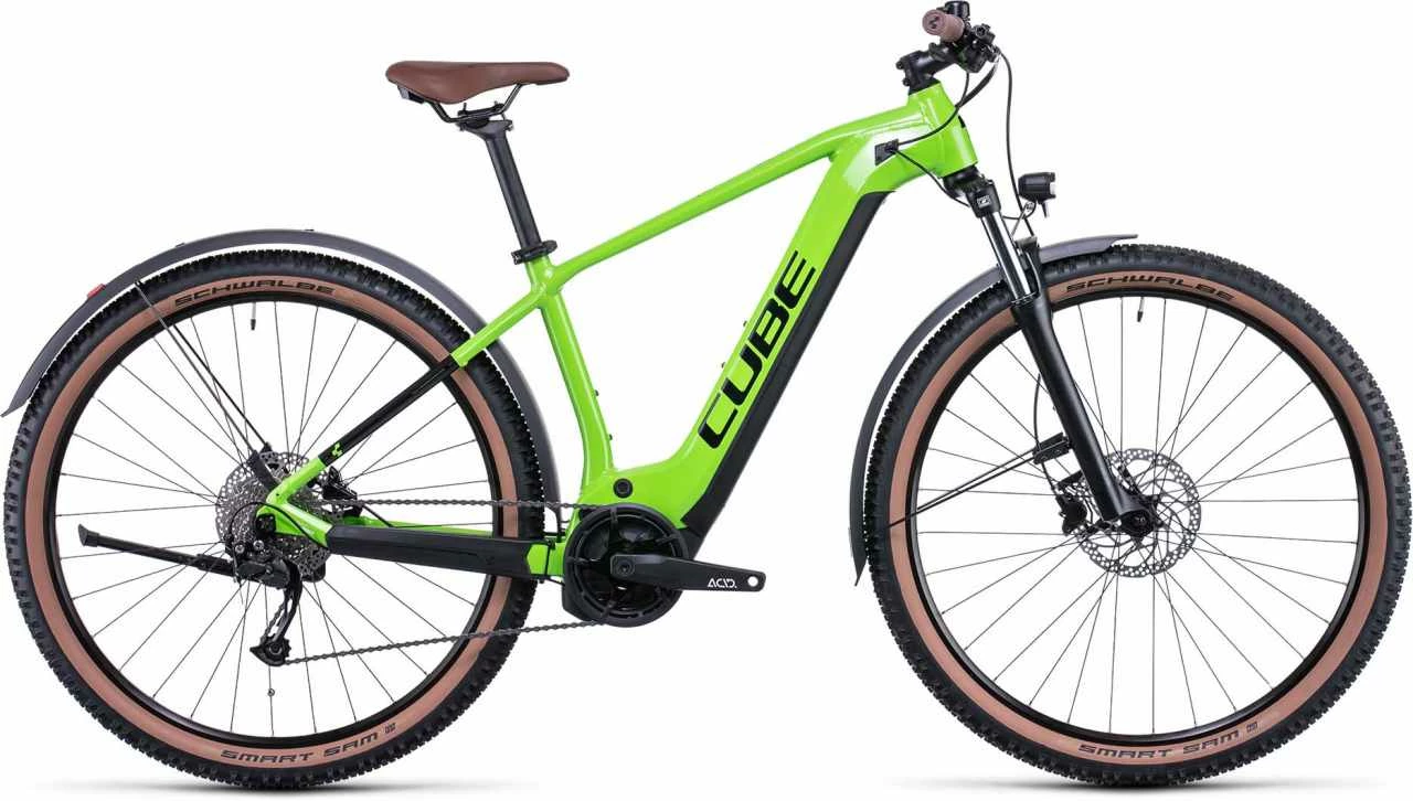 Cube Reaction Hybrid Performance 500 Allroad Shinyapple N Black E-Bike Hardtail Mountainbike