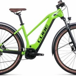 Cube Reaction Hybrid Performance 625 Allroad Shinyapple N Black Damen E-Bike Hardtail Mountainbike Women