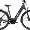 Cube Touring Hybrid ONE 625 Grey N White Touring E-Bike Easy Entry