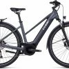 Cube Touring Hybrid ONE 625 Grey N White Touring E-Bike Women