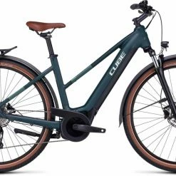 Cube Touring Hybrid ONE 500 Darkgreen N Green Touring E-Bike Women