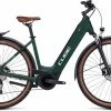 Cube Touring Hybrid ONE 625 Darkgreen N Green Touring E-Bike Easy Entry