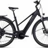 Cube Touring Hybrid Pro 500 Black N Metal Touring E-Bike Women