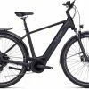 Cube Touring Hybrid Pro 625 Black N Metal Touring E-Bike Men