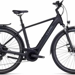 Cube Touring Hybrid Pro 625 Black N Metal Touring E-Bike Men