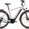 Cube Touring Hybrid Pro 500 Pearlysilver N Black Touring E-Bike Men