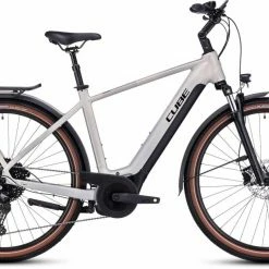 Cube Touring Hybrid Pro 625 Pearlysilver N Black Touring E-Bike Men