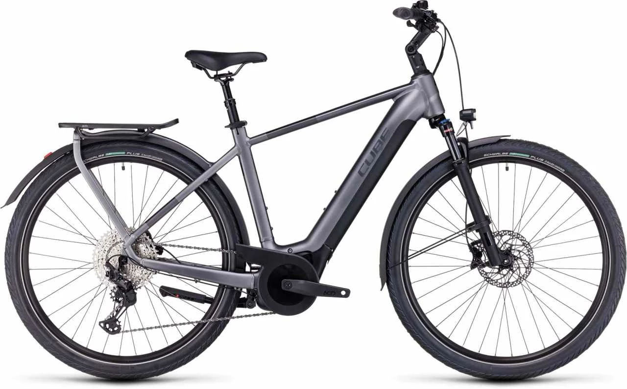 Cube Touring Hybrid EXC 625 Grey N Metal Touring E-Bike Men