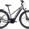 Cube Touring Hybrid EXC 625 Grey N Metal Touring E-Bike Women