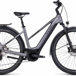 Cube Touring Hybrid EXC 625 Grey N Metal Touring E-Bike Women