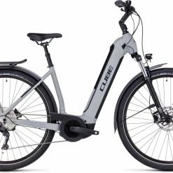 Cube Kathmandu Hybrid ONE 625 Swampgrey N Black Touring E-Bike Easy Entry