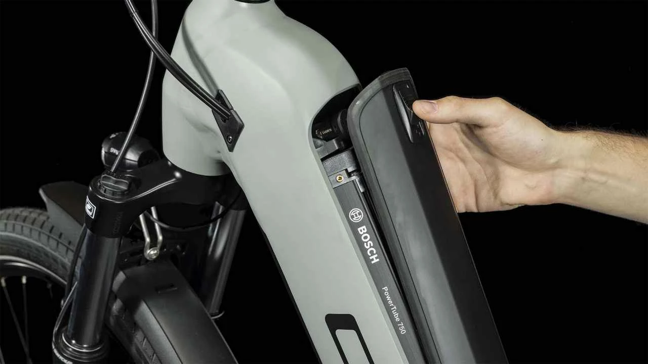 Cube Kathmandu Hybrid ONE 750 Swampgrey N Black Touring E-Bike Easy Entry - Image 4