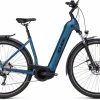 Cube Kathmandu Hybrid ONE 625 Blue N Black Touring E-Bike Easy Entry