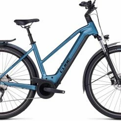 Cube Kathmandu Hybrid ONE 625 Blue N Black Touring E-Bike Women