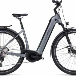 Cube Kathmandu Hybrid Pro 750 Flashgrey N Metal Touring E-Bike Easy Entry