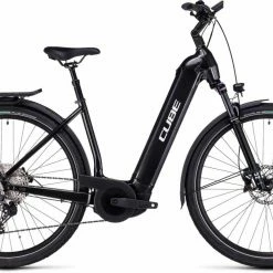 Cube Kathmandu Hybrid EXC 750 Grey N Silver Touring E-Bike Easy Entry