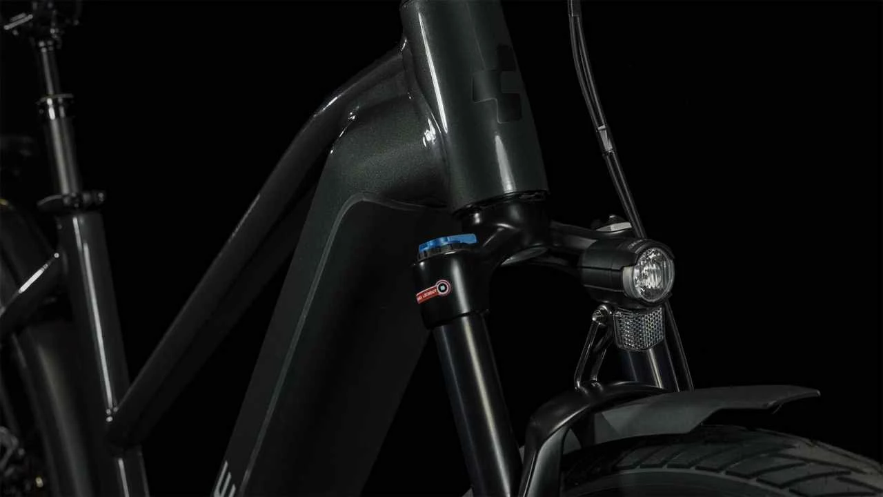 Cube Kathmandu Hybrid EXC 750 Grey N Silver Touring E-Bike Women - Image 14