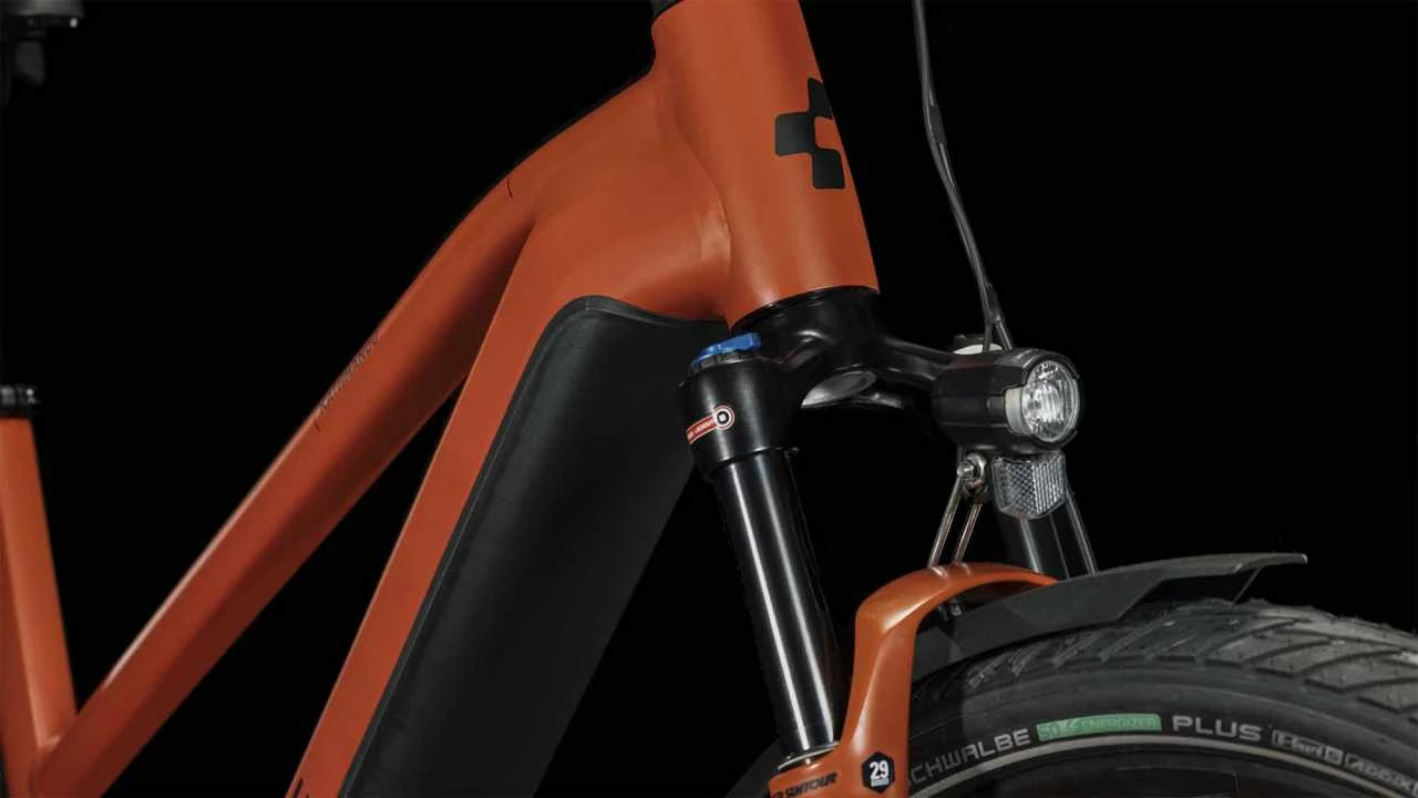 Cube Kathmandu Hybrid EXC 750 Red N Black Touring E-Bike Women - Image 2