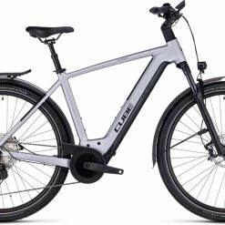 Cube Kathmandu Hybrid SLX 750 Polarsilver N Black Touring E-Bike Men