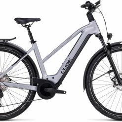 Cube Kathmandu Hybrid SLX 750 Polarsilver N Black Touring E-Bike Women