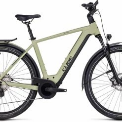 Cube Kathmandu Hybrid SLX 750 Green N Olive Touring E-Bike Men