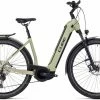 Cube Kathmandu Hybrid SLX 750 Green N Olive Touring E-Bike Easy Entry