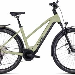 Cube Kathmandu Hybrid SLX 750 Green N Olive Touring E-Bike Women