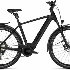 Cube Kathmandu Hybrid SLT 750 Black N Metal Touring E-Bike Men