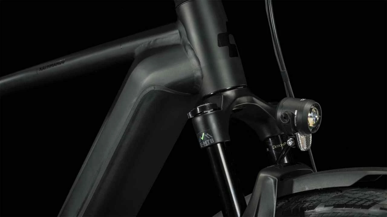 Cube Kathmandu Hybrid SLT 750 Black N Metal Touring E-Bike Men - Image 6