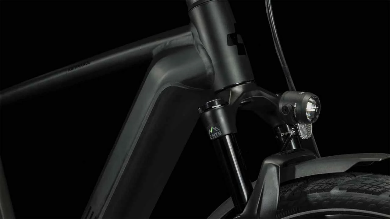 Cube Kathmandu Hybrid SLT 750 Black N Metal Touring E-Bike Men - Image 7