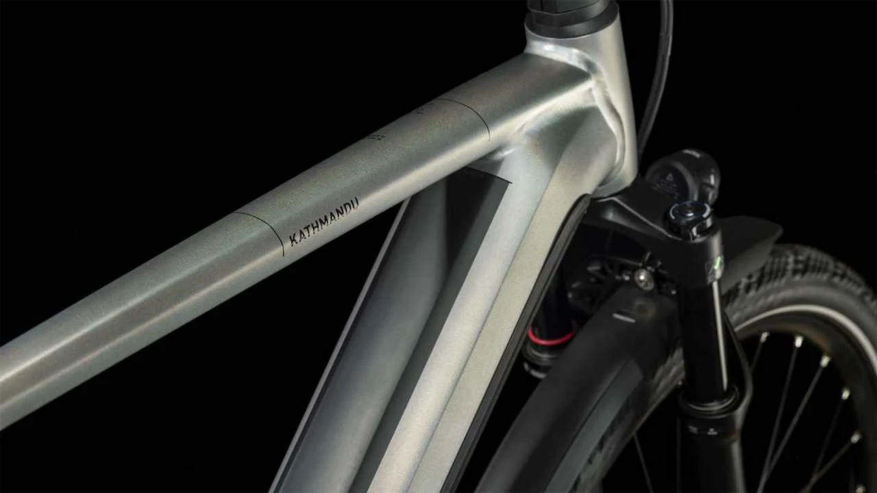 Cube Kathmandu Hybrid SLT 750 Prizmsilver N Grey Touring E-Bike Men - Image 2