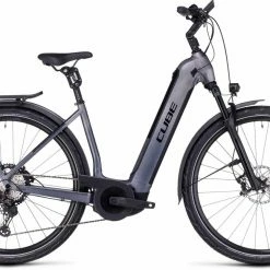 Cube Kathmandu Hybrid SLT 750 Prizmsilver N Grey Touring E-Bike Easy Entry