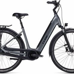 Cube Supreme Hybrid Pro 625 Flashgrey N Black Touring E-Bike Easy Entry