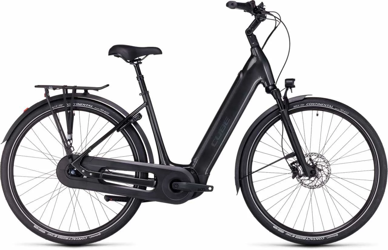 Cube Supreme Hybrid EX 625 Grey N Black Touring E-Bike Easy Entry