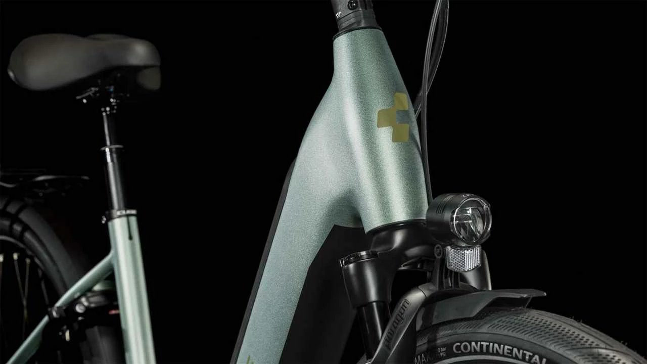 Cube Supreme Hybrid EX 625 Green N Olive Touring E-Bike Easy Entry - Image 6