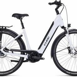 Cube Supreme Hybrid EXC 625 Flashwhite N Black Touring E-Bike Easy Entry