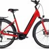 Cube Supreme Sport Hybrid Pro 625 Red N Black Touring E-Bike Easy Entry