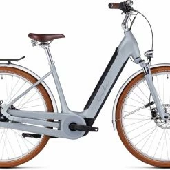 Cube Ella Cruise Hybrid 500 Metallicstone N Grey Touring Retro E-Bike Easy Entry