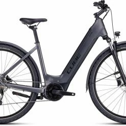 Cube Nuride Hybrid Performance 625 Allroad Graphite N Black Touring E-Bike Easy Entry