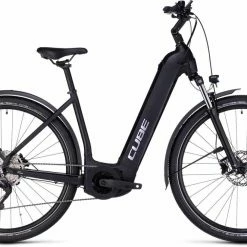 Cube Nuride Hybrid Pro 625 Allroad Black N Metal Touring E-Bike Easy Entry