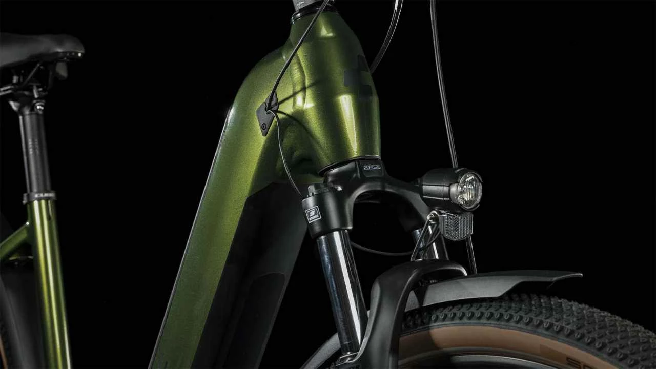 Cube Nuride Hybrid Pro 625 Allroad Shinymoss N Black Touring E-Bike Easy Entry - Image 4