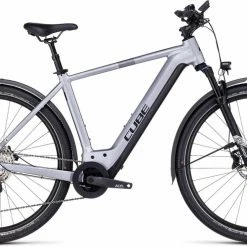 Cube Nuride Hybrid EXC 625 Allroad Polarsilver N Black Touring E-Bike Men