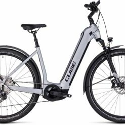 Cube Nuride Hybrid EXC 625 Allroad Polarsilver N Black Touring E-Bike Easy Entry