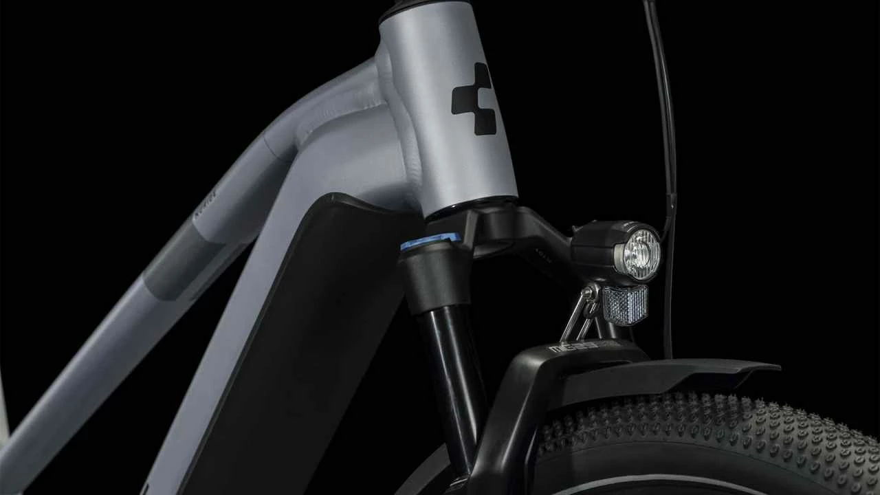 Cube Nuride Hybrid EXC 750 Allroad Polarsilver N Black Touring E-Bike Women - Image 5